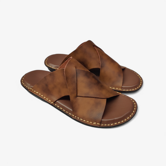Handmade Leather Slippers (TC-61)