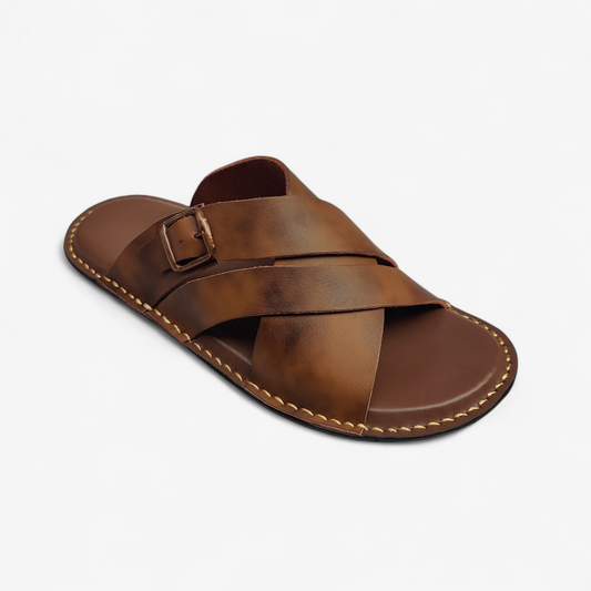 Handmade Leather Slippers (TC-93)