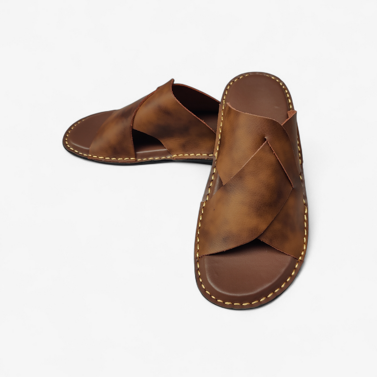Handmade Leather Slippers (TC-61)