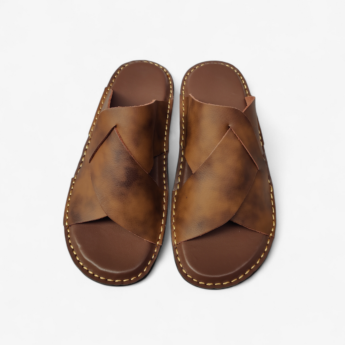 Handmade Leather Slippers (TC-61)