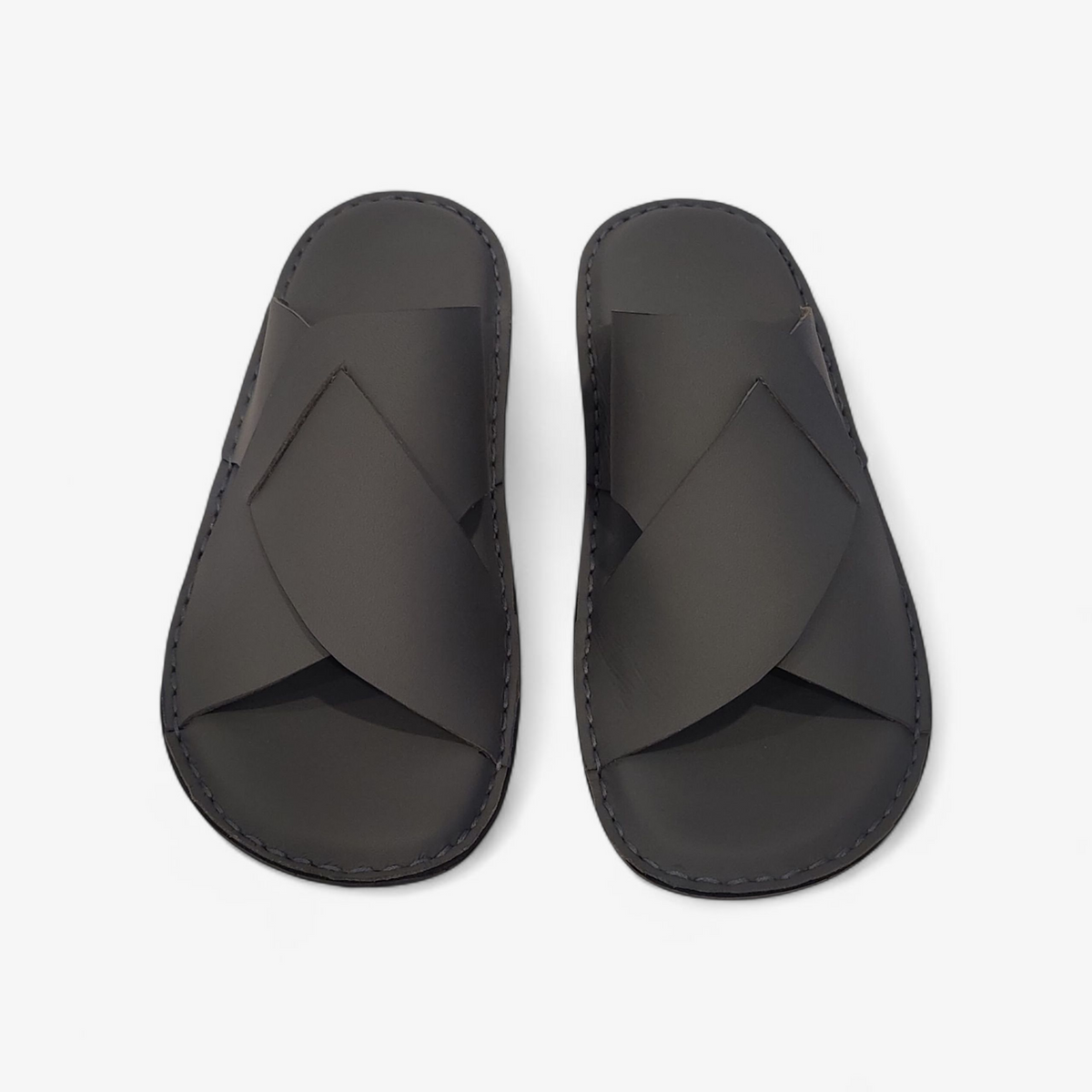 Handmade Leather Slippers (TC-64)