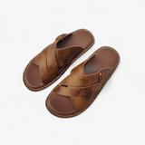 Handmade Leather Slippers (TC-93)
